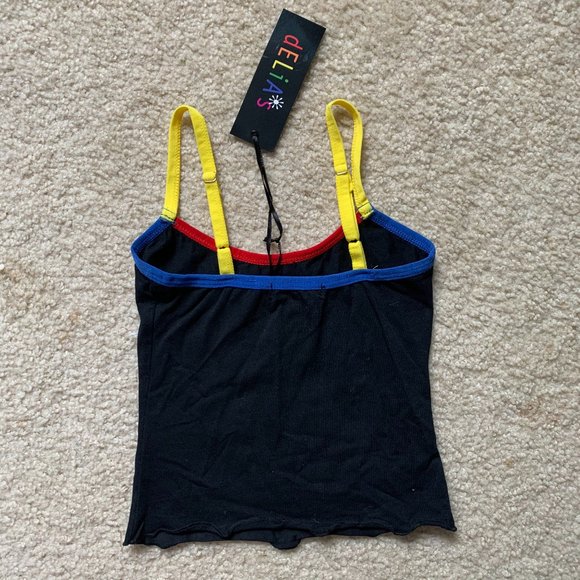 dELiA*s primary color block crop top delias xs - Picture 2 of 5